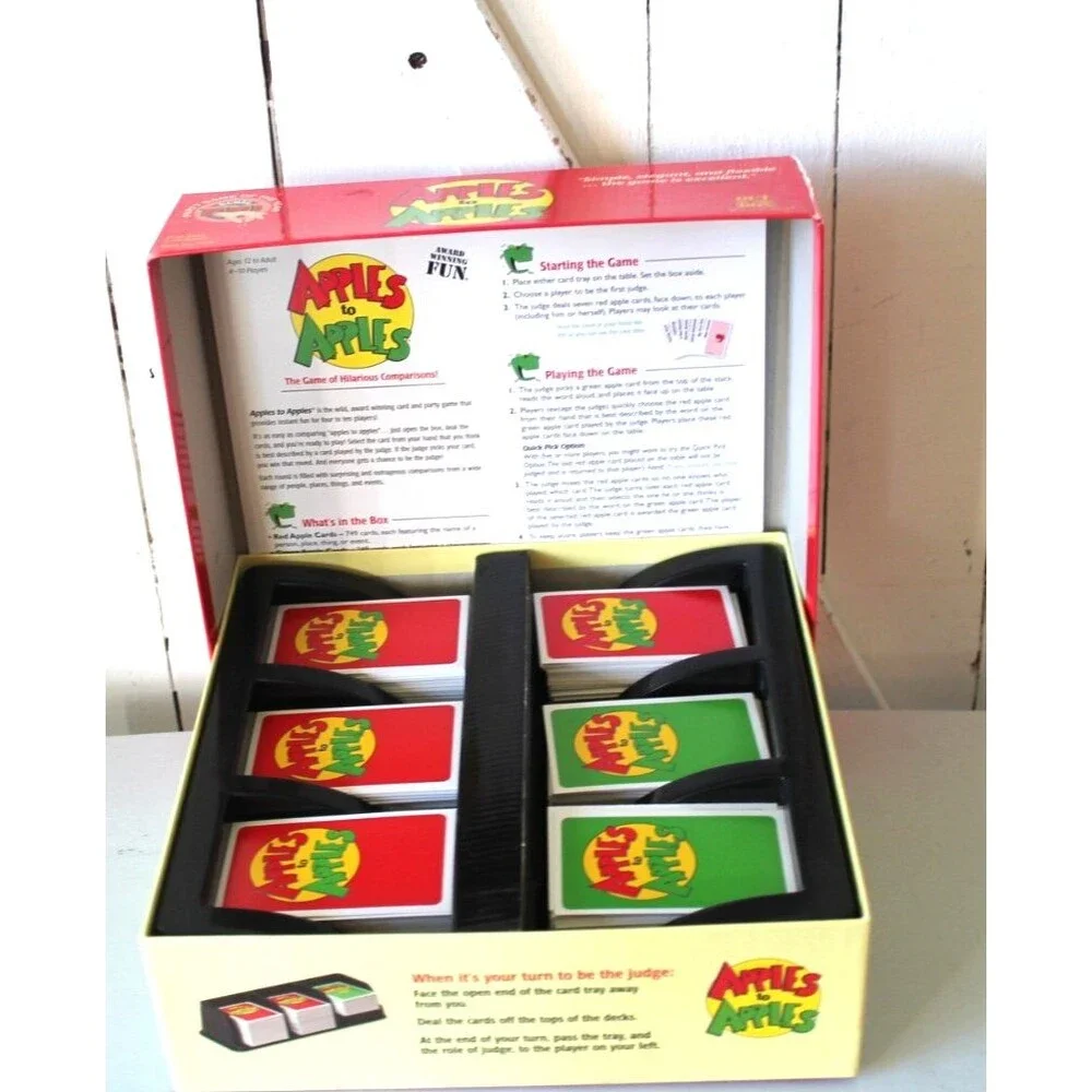 Apples To Apples Party Box Game The Game of Hilarious Comparisons Fun Game 12+